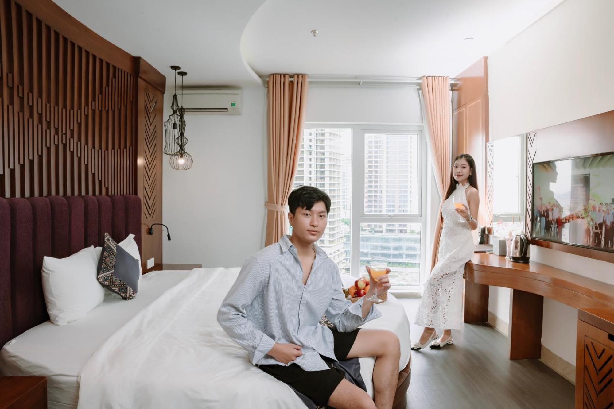 Tgt Beach Hotel Da Nang Bagian luar foto