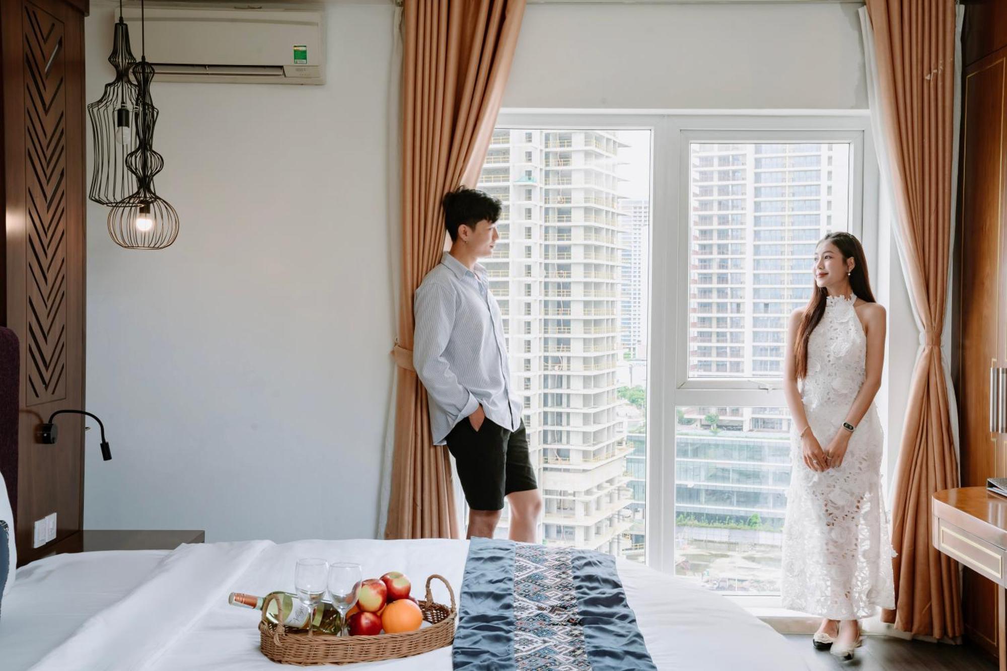Tgt Beach Hotel Da Nang Bagian luar foto